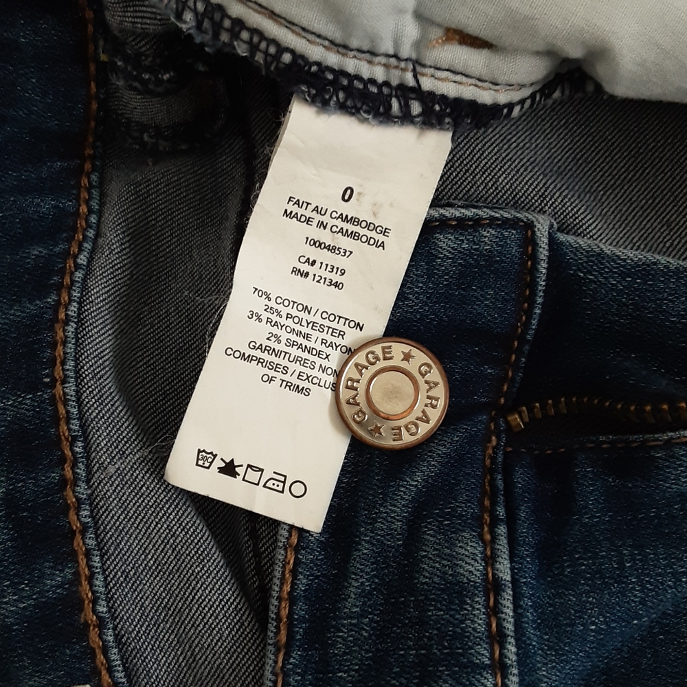 Garage: High-Rise Jean Jeggings (sz 0) - Picture 8 of 10